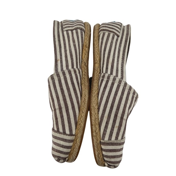 Toms Blue Striped Slip On Flats Size 5.5 Women's - Picture 7 of 9